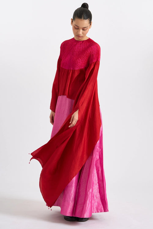 Red Rani Sector Drape