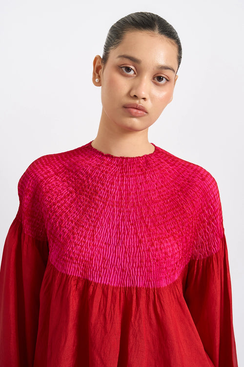 Red Rani Sector Drape