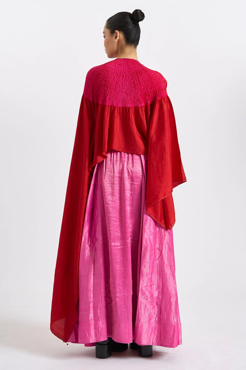 Red Rani Sector Drape