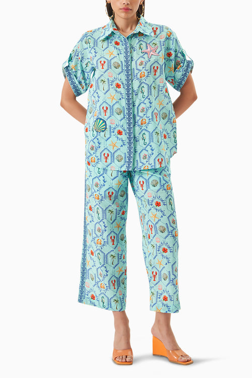 Blue Sebastian Shirt and Pant