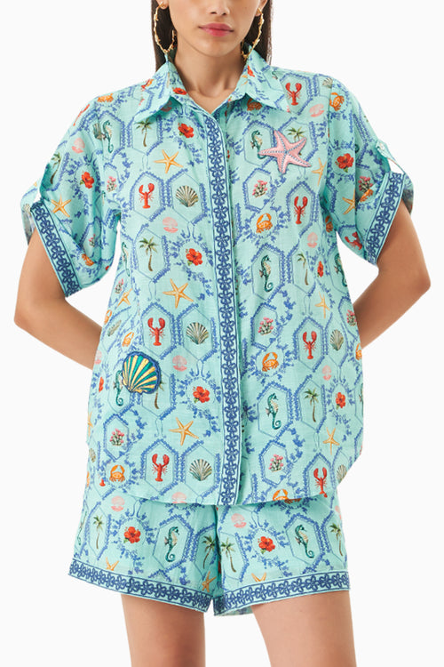 Blue Sebastian Co-ord Set