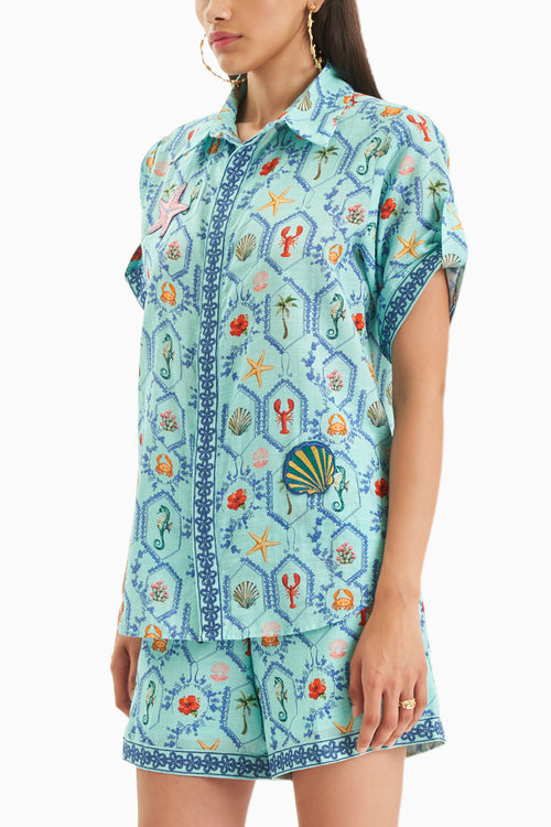 Blue Sebastian Co-ord Set