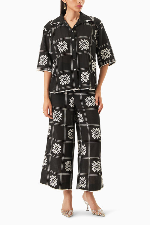 Thread Embroidered Co-ord Set