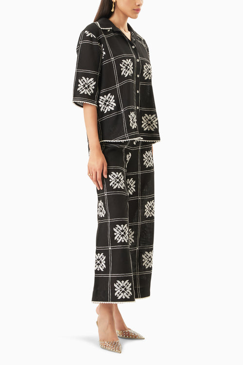 Thread Embroidered Co-ord Set