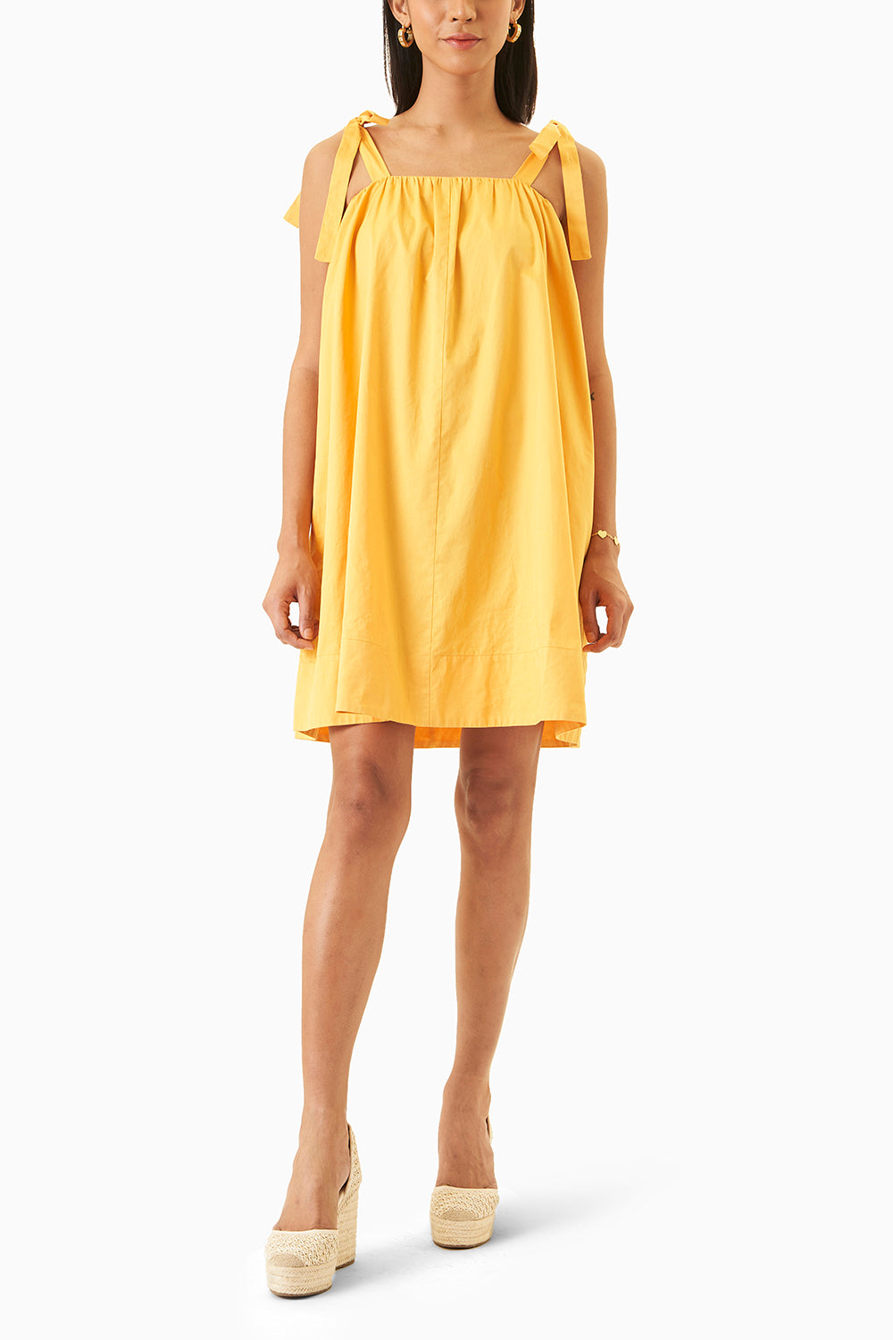 Sunflower Cotton Mini Dress