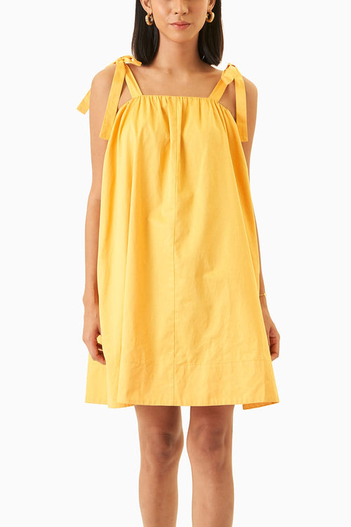 Sunflower Cotton Mini Dress
