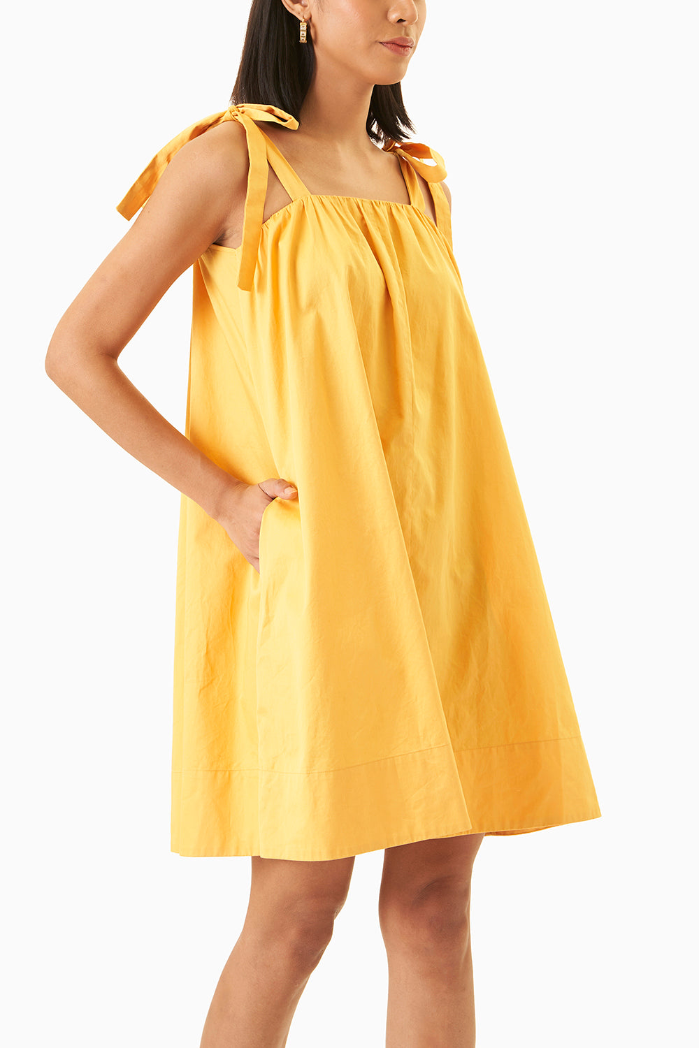 Sunflower Cotton Mini Dress