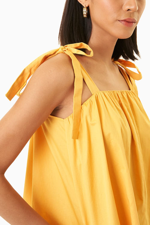 Sunflower Cotton Mini Dress