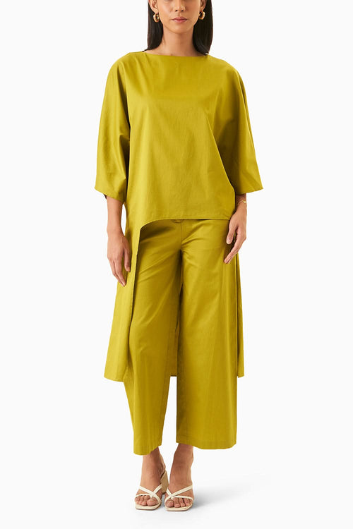High Low Pant Set