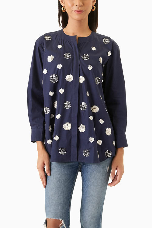 Navy Blue Full Work Shirt