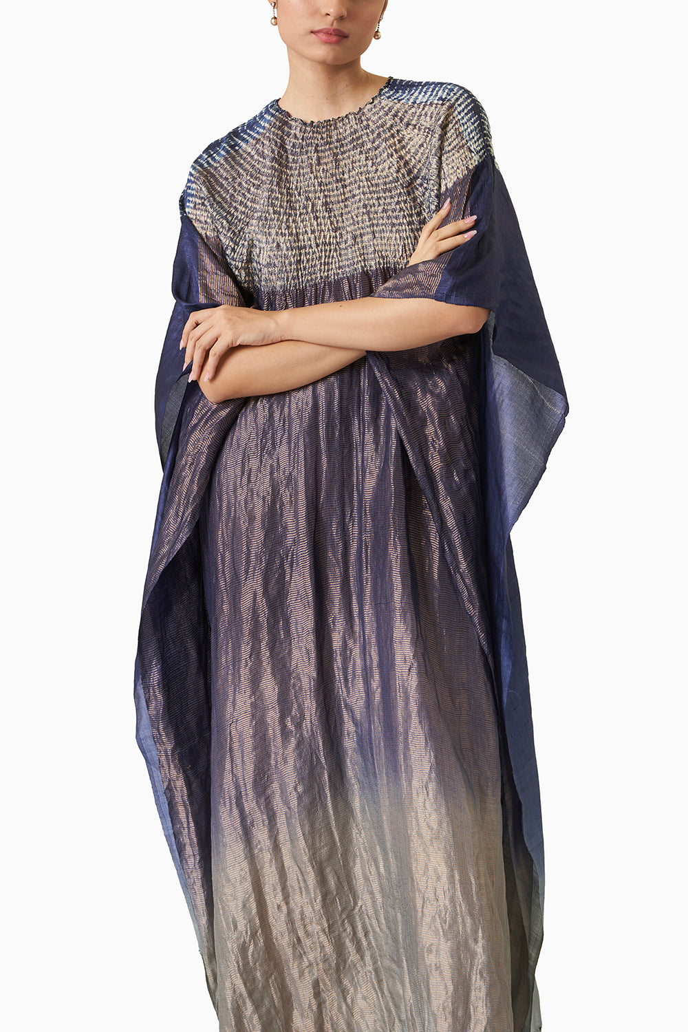 Sector Kaftan - Metallic Navy Ombre