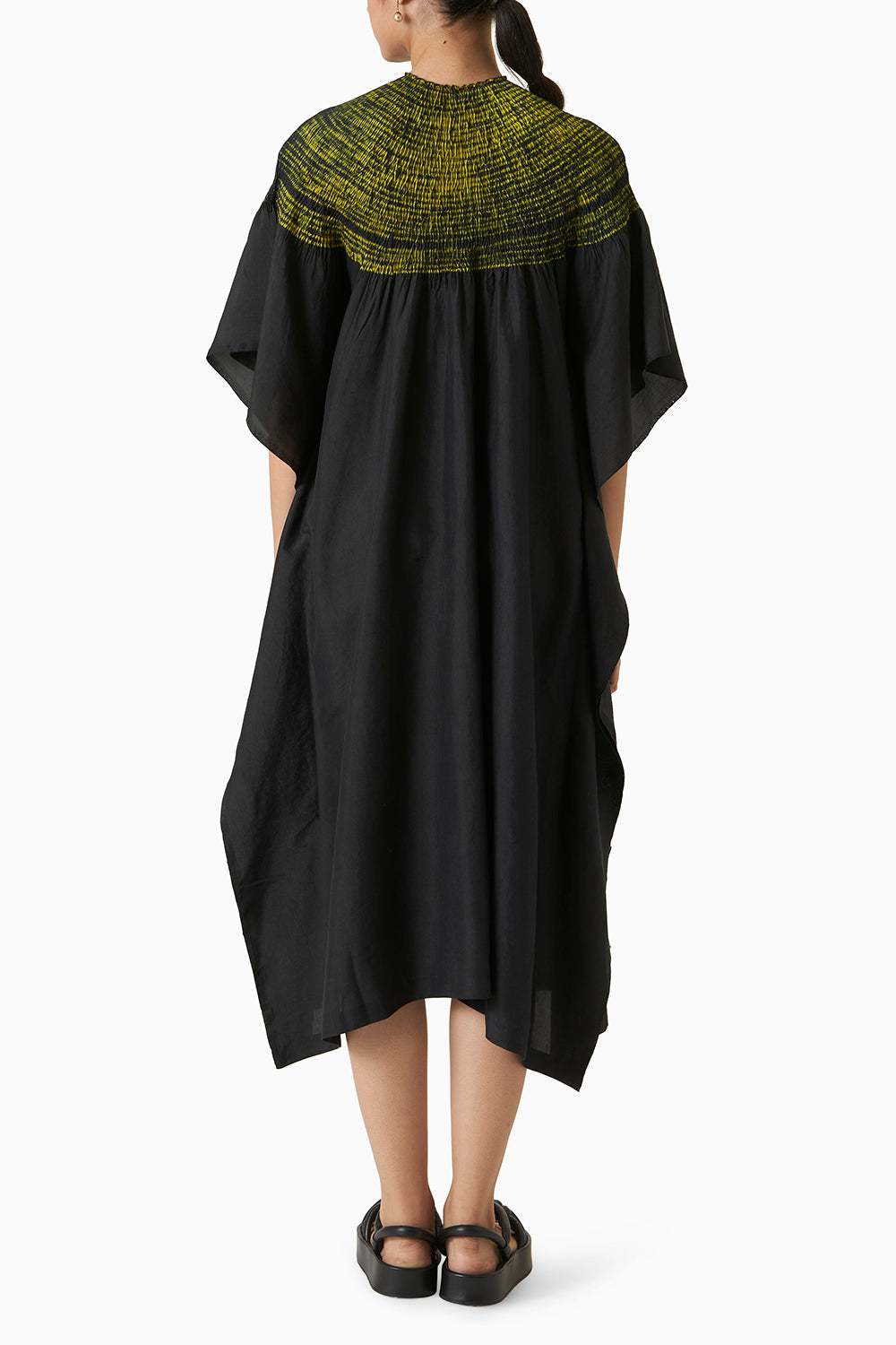 Sector Kaftan - Black Lime