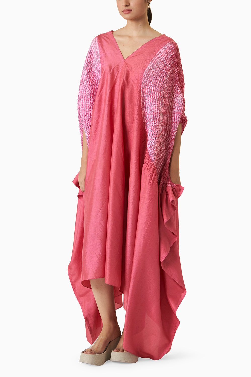 Nami Sleeve Dress - Pink