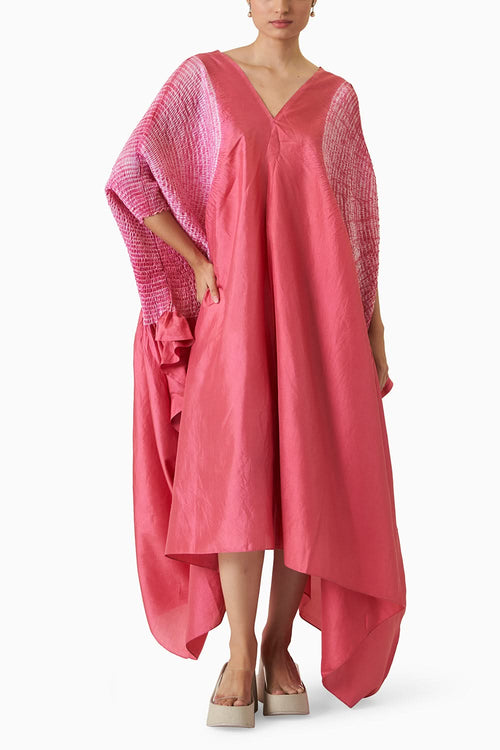 Nami Sleeve Dress - Pink - The SVERVE