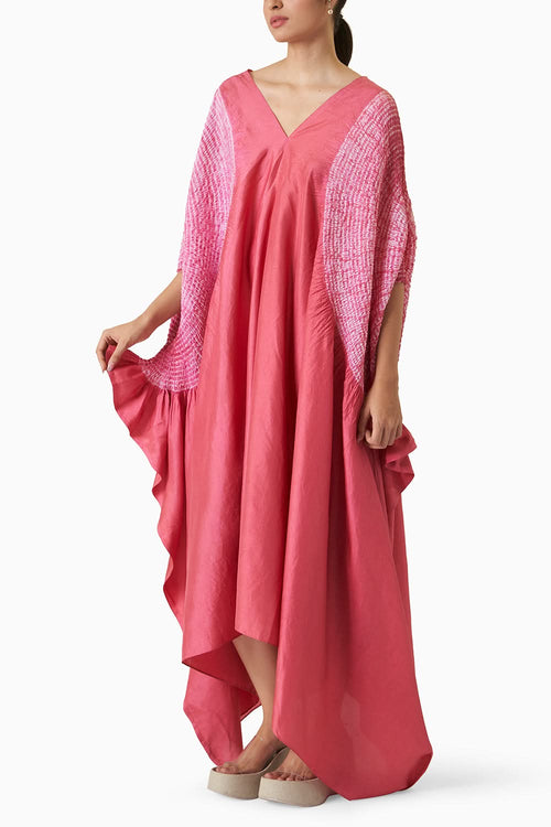 Nami Sleeve Dress - Pink - The SVERVE