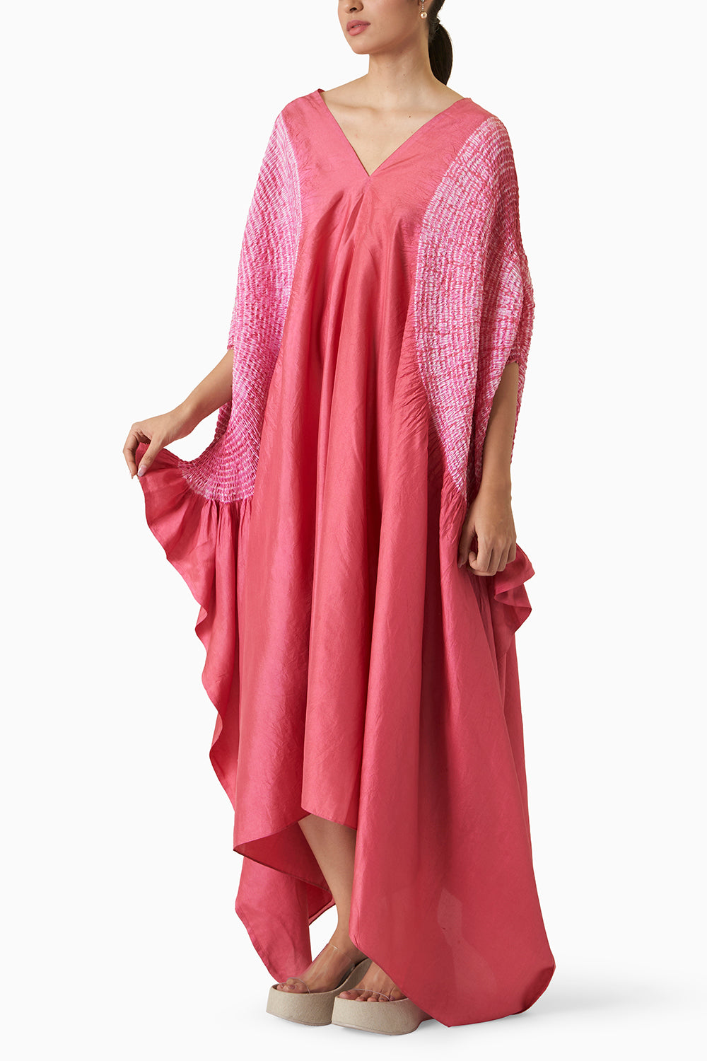 Nami Sleeve Dress - Pink