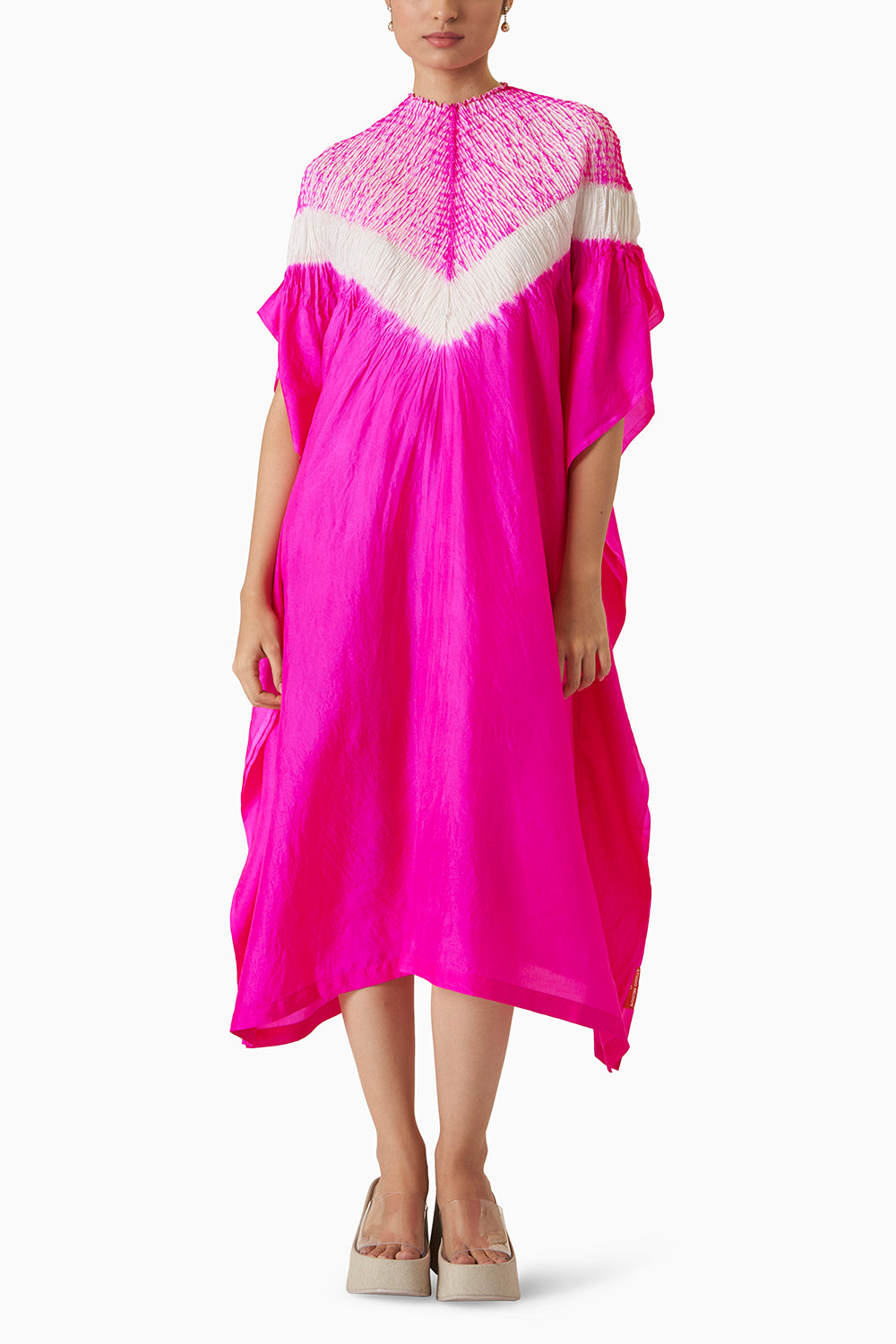 Triangle Kaftan - Fuchsia