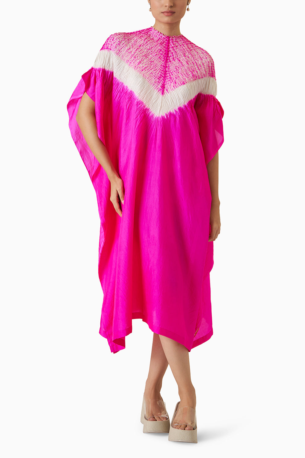 Triangle Kaftan - Fuchsia