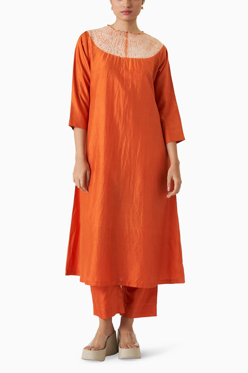 Orange Sector Co-ord Set