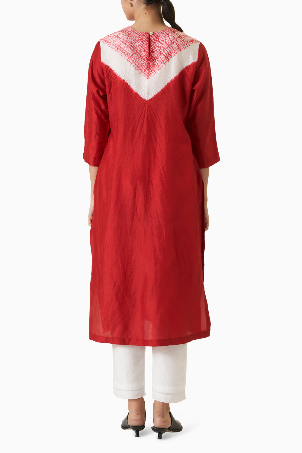 Triangle Kurta - Red