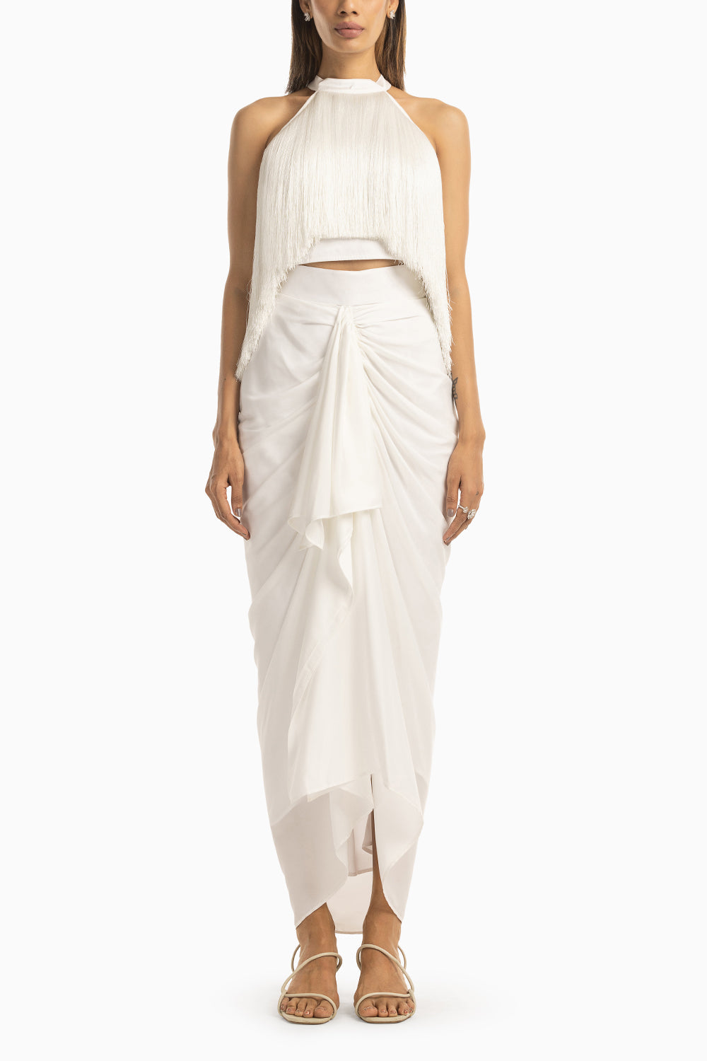 White Samara Skirt
