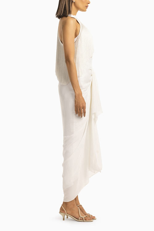 White Samara Skirt