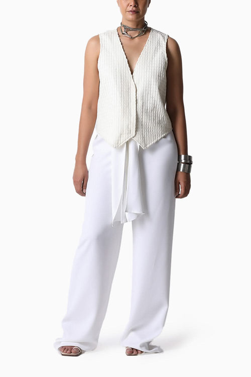 White Knot Pants