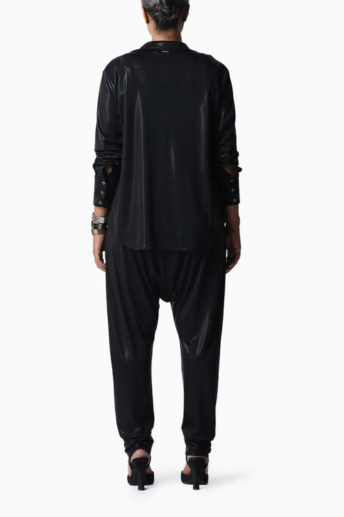 Black Essential Jersey Shirt
