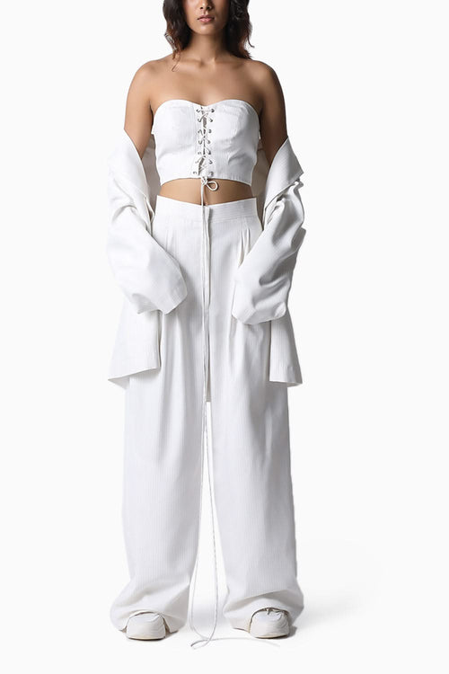 White Suit Neh Trouser