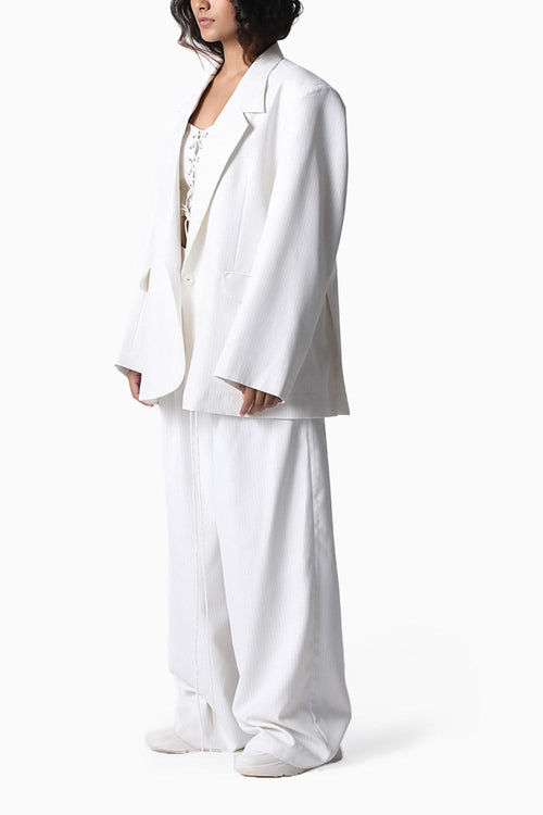 White Neh Blazer