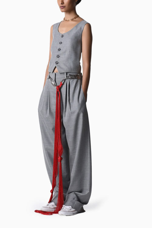 Grey  Tux Pants