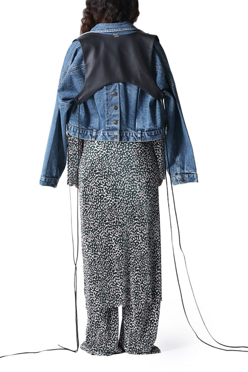 Dark Blue with Black Demi Jacket