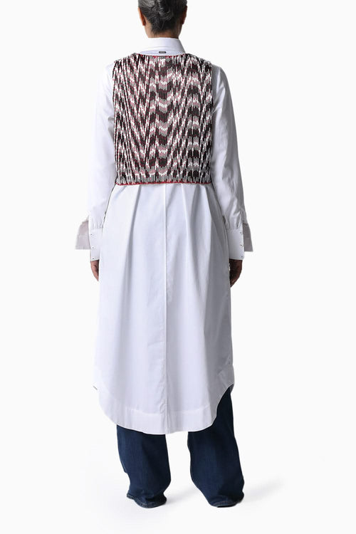 White Nalki Waistcoat