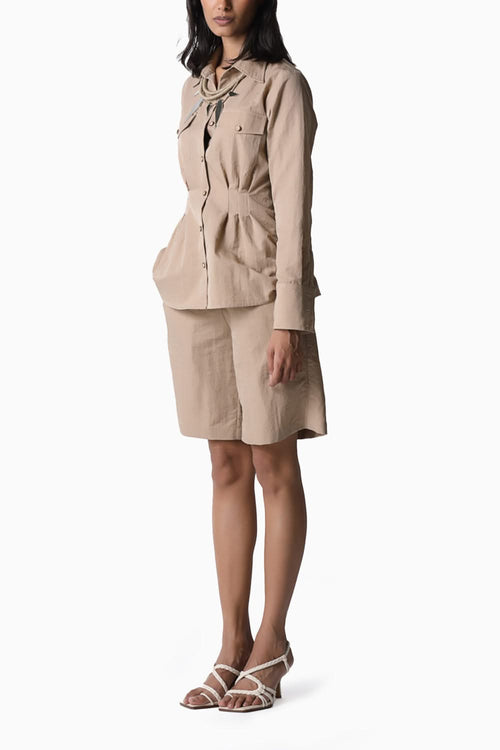 Beige Alina Co-ord set