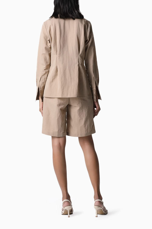 Beige Alina Co-ord set