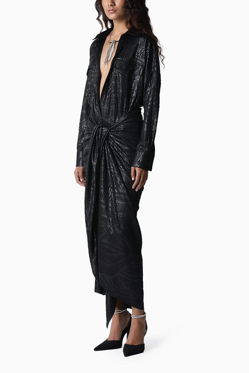 Black Leaf Tulum Skirt