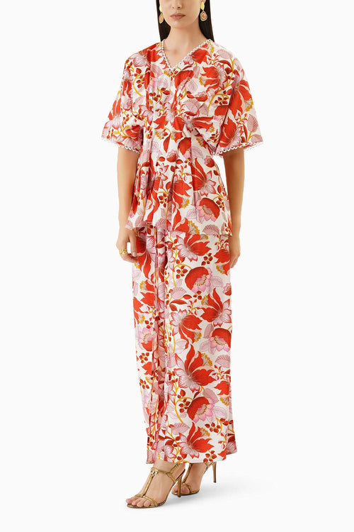 Eye-catching Floral Co-ord Set