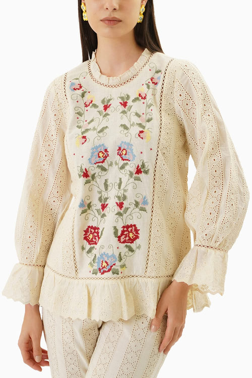 Lace Trimmed Co-ord Set