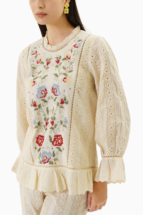 Lace Trimmed Co-ord Set