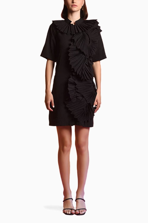 Echo Black Frill Dress