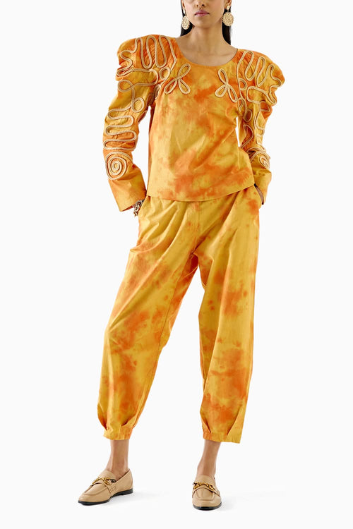 Echo Sunset Tie-Dye Top + pant set