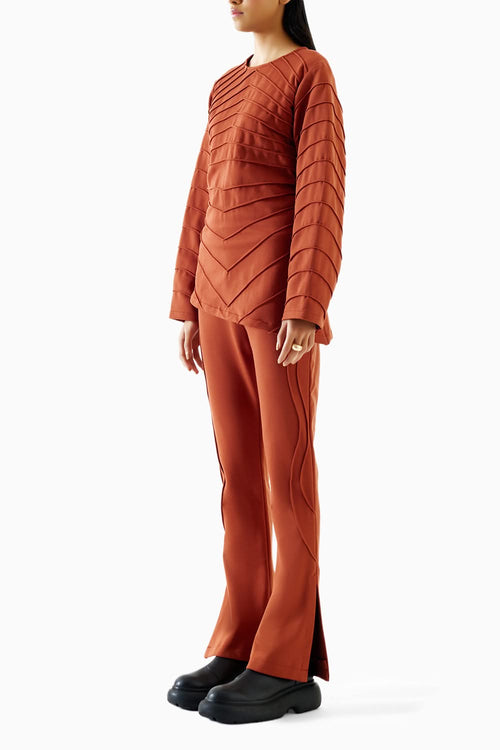 Echo Knitted Top +pant set