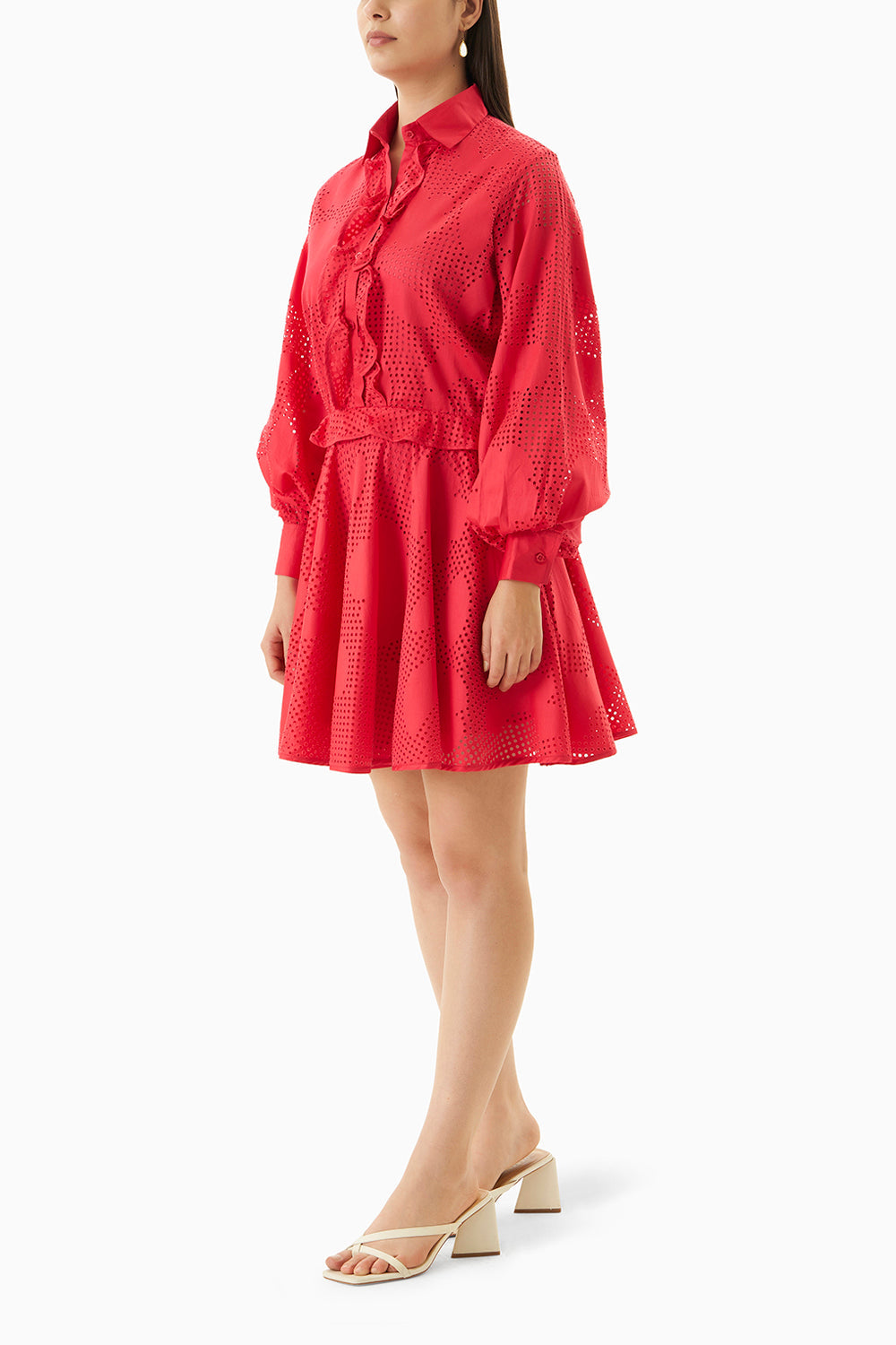 Red Amaryllis Dress