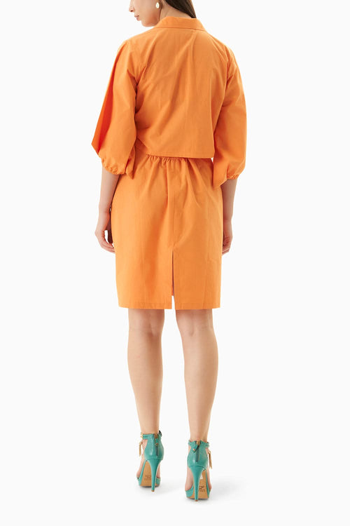 Orange Tulip Dress