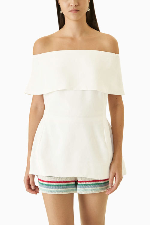 Ivory Bandeau Top