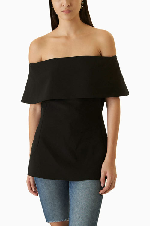 Black Bandeau Top