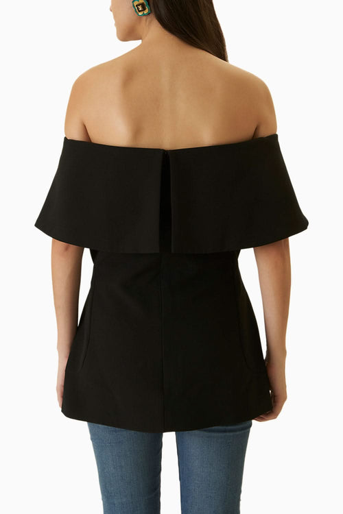 Black Bandeau Top