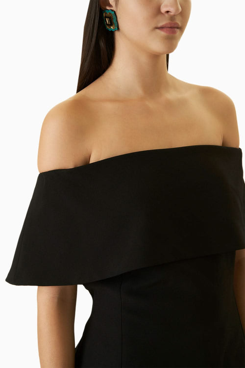 Black Bandeau Top