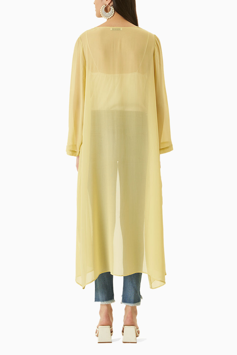 Lemon Transparent robe Jacket