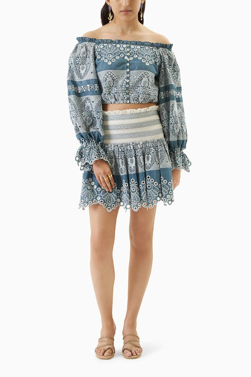 Blue Sea Breeze Skirt